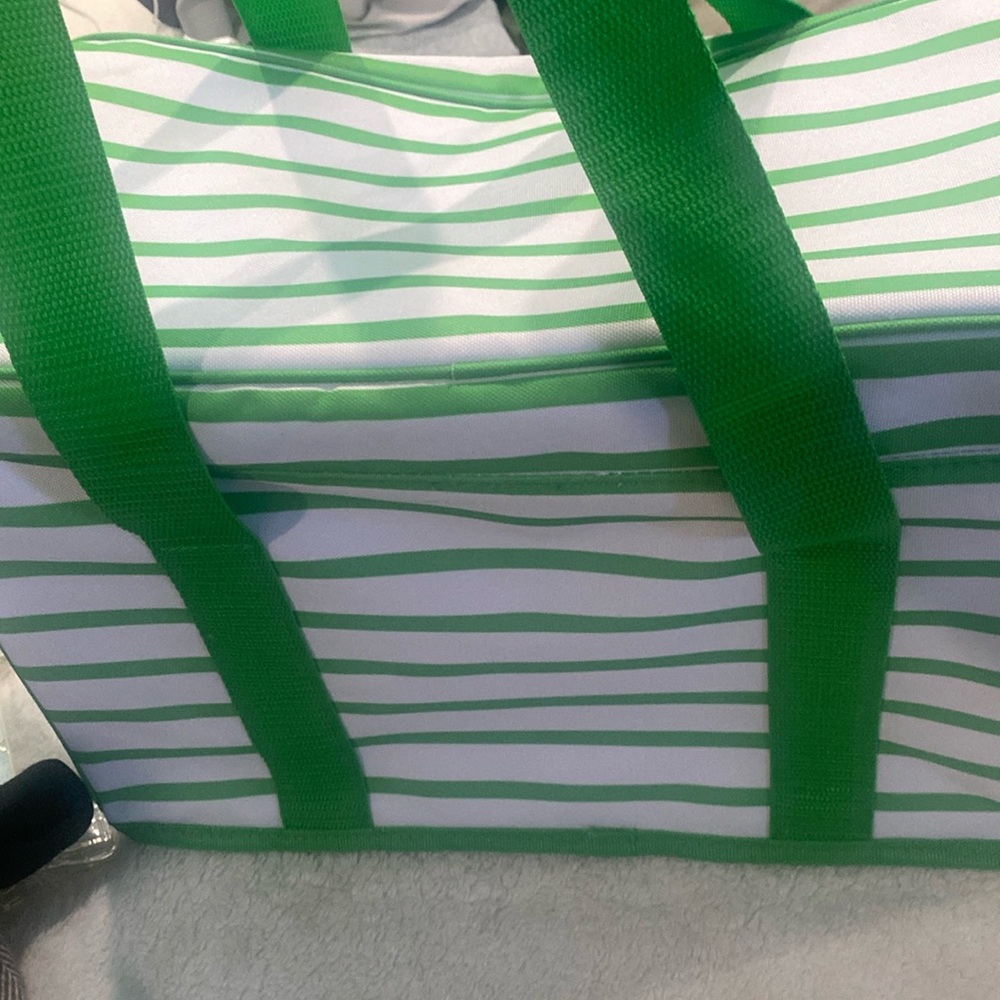 🆕♠️kate spade♠️ Cooler Bag, “Green Stripes”♠️ - Picture 3 of 7